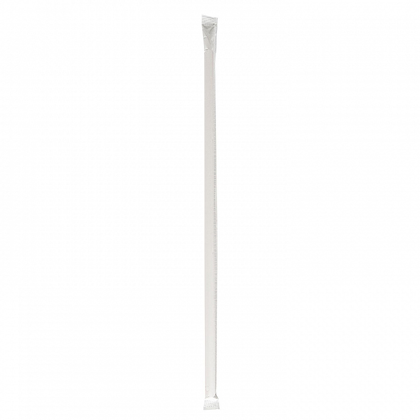 Wrapped Jumbo Straws, 10.25", Polypropylene, Red/White Striped, 500/Pack, 4 Packs/Carton (JSTW1025RW)