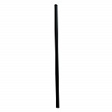 Giant Straws, 7.75", Polypropylene, Black, 150/Pack, 10 Packs/Carton (GSTUW775BK)