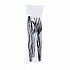 Three-Piece Polystyrene Cutlery Kit, Heavyweight, Fork/Knife/Spoon, Plastic, Black, 250/Carton (3KITHVYBL)