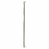 Wrapped Jumbo Straws, 10.25", Polypropylene, Clear, 500/Pack, 4 Packs/Carton (JUMW1025CLR)