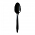Mediumweight Polypropylene Cutlery, Spoon, Plastic, Black, 1,000/Carton (SPOONBLPP)