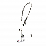 WorkForce Prerinse Add-A-Faucet, 4.62" Height/12" Reach, Chrome (VSMPRAF12M)