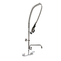 WorkForce Prerinse Add-A-Faucet, 4.62" Height/12" Reach, Chrome (VSMPRAF12M)