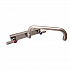 Evolution Splash Mount Stainless Steel Faucet, 4.88
