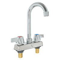 WorkForce Standard Duty Faucet. 7.88" Height/3.5" Reach, Chrome-Plated Brass (BKD3G)