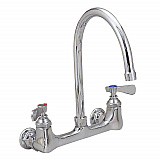 WorkForce Standard Duty Faucet, 7.88" Height/3" Reach, Chrome-Plated Brass (BKFW3GM)