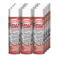 Grill and Oven Cleaner, 18 oz Aerosol Spray, 12/Carton (826)