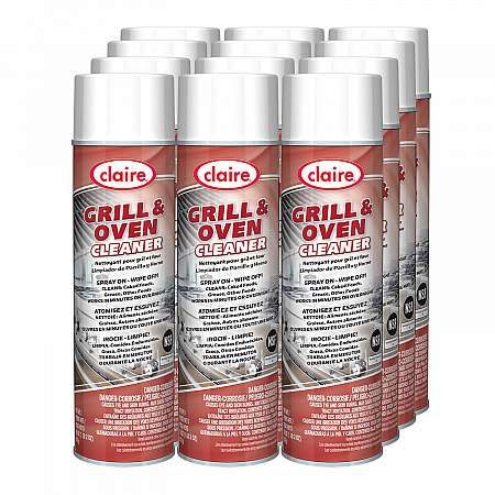 Grill and Oven Cleaner, 18 oz Aerosol Spray, 12/Carton (826)