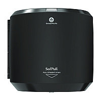 SofPull CenterPull Hand Towel Dispenser, 10.13 x 10.58 x 11.33, Black (58201B)