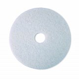 Low-Speed Super Polishing Floor Pads 4100, 12" Diameter, White, 5/Carton (410012IN)