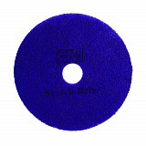 Diamond Floor Pads, 17" Diameter, Purple, 5/Carton (FPURPLE17)