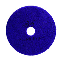 Diamond Floor Pads, 17" Diameter, Purple, 5/Carton (FPURPLE17)