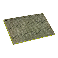 Clean and Shine Pad, 28 x 14, Brown/Yellow, 5/Carton (09556)