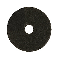 Low-Speed High Productivity 7300 Floor Pads, 13" Diameter, Black, 5/Carton (730013)
