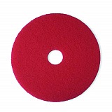 Low-Speed Buffer 5100 Floor Pads, 15" Diameter, Red, 5/Carton (510015)