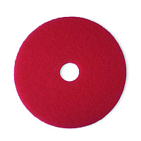 Low-Speed Buffer 5100 Floor Pads, 15" Diameter, Red, 5/Carton (510015)