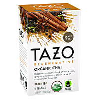 Tea Bags, Organic Chai, 16/Box, 6 Boxes/Carton (00305)