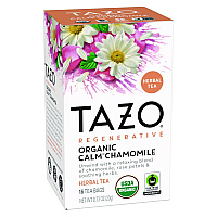 Tea Bags, Organic Calm Chamomile, 16/Box, 6 Boxes/Carton (00354)