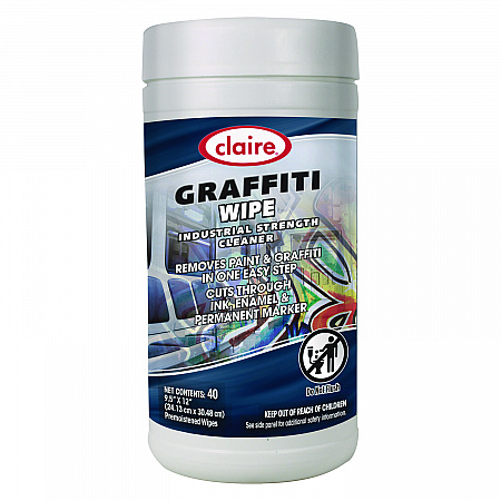 Graffiti Wipe, 1-Ply, 12 x 9.5, Mild Scent, Purple, 6/Carton (963)