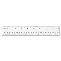 Westcott Clear Flexible Acrylic Ruler, Standard/Metric, 18" Long, Clear (10564)