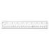 Westcott Clear Flexible Acrylic Ruler, Standard/Metric, 18" Long, Clear (10564)