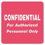 Tabbies HIPAA Labels, CONFIDENTIAL For Authorized Personnel Only, 2 x 2, Red, 500/Roll (40570)