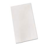 Tablemate Plastic Table Cover, 54" x 108", White, 6/Pack (BIO549WH)