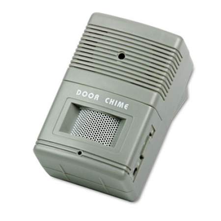 Tatco Visitor Arrival/Departure Chime, Battery Operated, 2.75w x 2d x 4.25h, Gray (15300)