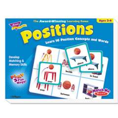 TREND Positions Match Me Puzzle Game, Ages 5 to 8, 48 Cards/8 Game Boards (T58104)