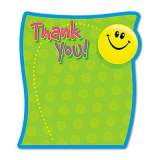 TREND Thank You Design Note Pads, Unruled, 50 Multicolor 5 x 5 Sheets (T72030)