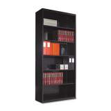 Tennsco Metal Bookcase, Six-Shelf, 34-1/2w x 13-1/2d x 78h, Black (B78BK)
