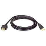 Tripp Lite USB 2.0 A Extension Cable (M/F), 10 ft., Black (U024010)