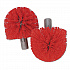 Replacement Heads for Ergo Toilet-Bowl-Brush System, Red, 2/Pack (BBRHR)