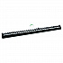 Sanitary Brush with Squeegee, Black Polypropylene Bristles, 22