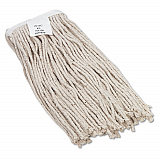 Cut-End Wet Mop Head, Cotton, #16 Size, White (2016CEA)