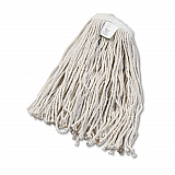 Cut-End Wet Mop Head, Cotton, White, #20, 12/Carton (2020CCT)