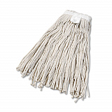Cut-End Wet Mop Head, Cotton, #24, White (2024CEA)