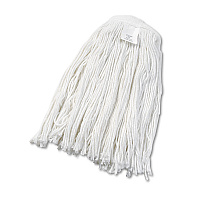Cut-End Wet Mop Head, Rayon, #24, White (2024REA)