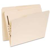 Universal Reinforced Top Tab Folders with One Fastener, 1/3-Cut Tabs, Letter Size, Manila, 50/Box (13410)