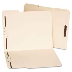 Universal Deluxe Reinforced Top Tab Folders with Two Fasteners, 1/3-Cut Tabs, Letter Size, Manila, 50/Box (13420)
