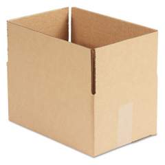 General Supply Fixed-Depth Shipping Boxes, Regular Slotted Container (RSC), 12" x 8" x 6", Brown Kraft, 25/Bundle (1286)