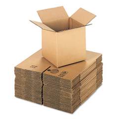 General Supply Cubed Fixed-Depth Shipping Boxes, Regular Slotted Container (RSC), 8" x 8" x 8", Brown Kraft, 25/Bundle (888)