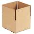 General Supply Fixed-Depth Shipping Boxes, Regular Slotted Container (RSC), 6" x 6" x 4", Brown Kraft, 25/Bundle (664)