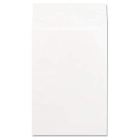 Universal Deluxe Tyvek Expansion Envelopes, #15 1/2, Square Flap, Self-Adhesive Closure, 12 x 16, White, 100/Box (19001)