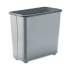 Rubbermaid Commercial Fire-Safe Wastebasket, Rectangular, Steel, 7.5 gal, Gray (WB30RGY)