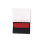 Trodat T4850 Self-Inking Stamp Replacement Pad, 0.19" x 1", Blue/Red (P4850BR)