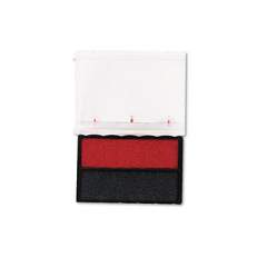 Trodat T4850 Self-Inking Stamp Replacement Pad, 0.19" x 1", Blue/Red (P4850BR)