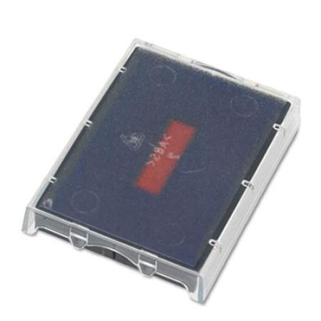 Trodat T5470 Custom Self-Inking Stamp Replacement Ink Pad, 1.63" x 2.5", Blue/Red (P5470BR)